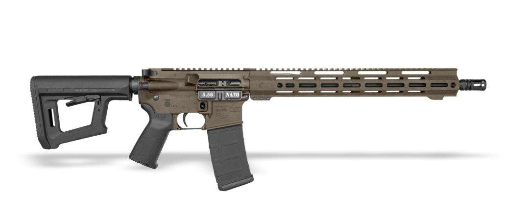 DIAMONDBK DB15 5.56 16" RFL MIDNIGHT BRZ 15" MLOK RL 30RD