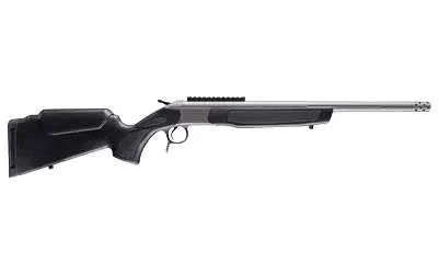 CVA SCOUT 360 BUCKHAMMER SS TD - STAINLESS STEEL / BLK  0 MOA PIC RAIL