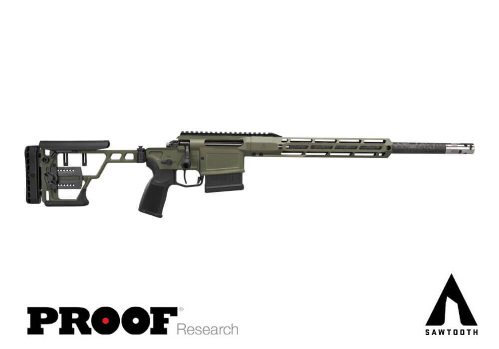 SIG SAUER CROSS SAWTOOTH 6.5CM RIFLE 18" PROOF CRBN BBL, FOLDING STOCK, MLOK, 1-5RD MAG