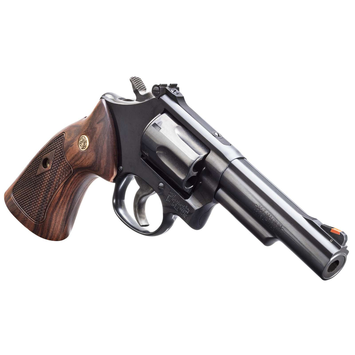 SMITH & WESSON MODEL 19 357MAG REVOLVER 4.25" BLACK/WOOD NO LOCK 6RD CA COMPLIANT