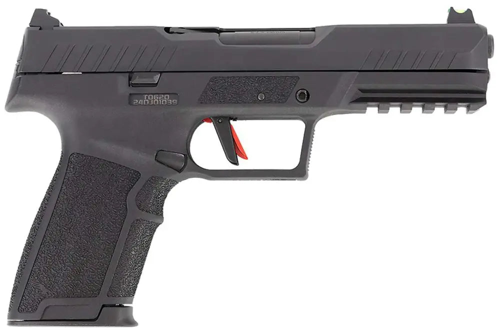 dTISAS PX-5.7 F.O. RAPTOR 5.7X28 PISTOL 4.8" QPC SLIDE, ADJ REAR SIGHT, 2-20RD MAGS
