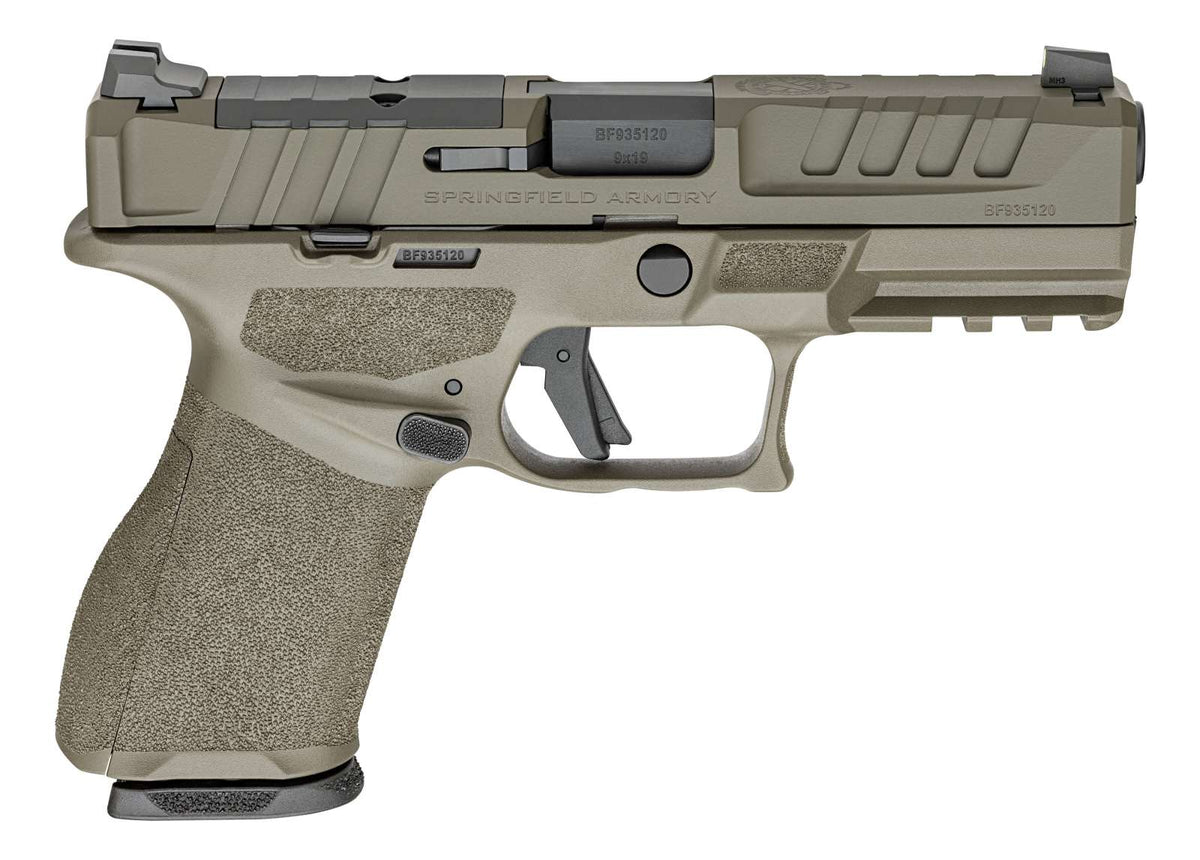 SPRINGFIELD ARMORY ECHELON 4.0C 9MM PISTOL 4" OD GREEN 2-10RD U NOTCH