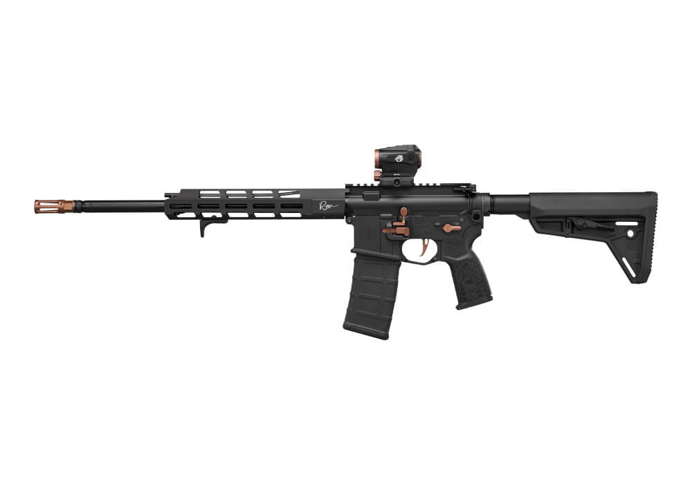 SIG SAUER M400 ROSE 5.56 RIFLE 16" BLACK, ROMEO 5X2, 2-30RD MAGAZINES