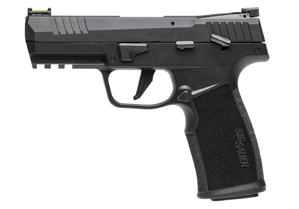 SIG SAUER P322 22LR PSTOL BLACK, OPTIC RDY, 2-10RD CALI COMPLIANT