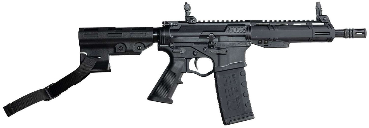 ATI ALPHA MAXX 300BLK PISTOL 8.5" POLY 7" MLOK, W/BRACE, FLIP UPS 1-30RD MAG