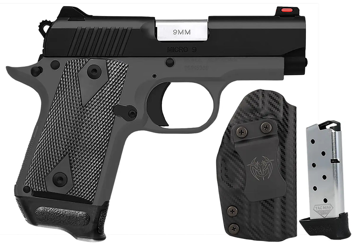 KIMBER MICRO 9 SHADOW GHOST RTC-K BUNDLE PISTOL HOLSTER, 2-7RD MAGS