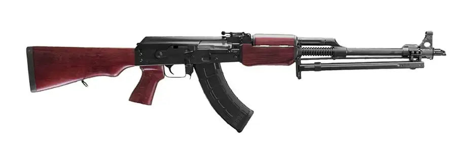 ZASTAVA USA M72 RPK RIFLE 7.62X39 21" RIBBED BBL, SERBIAN RED WOOD, 1.5MM BULED TRUNION, 1-30RD MAG