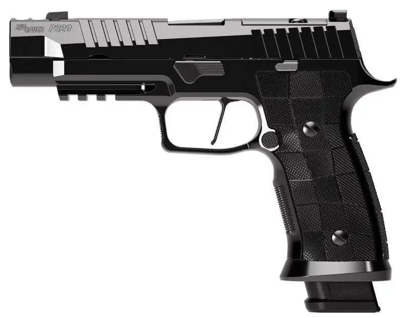 SIG SAUER P320 SXG RESERVE 9MM PISTOL 3.9" HIGH POLISH DLC, O.R. 3-21RD MAGS