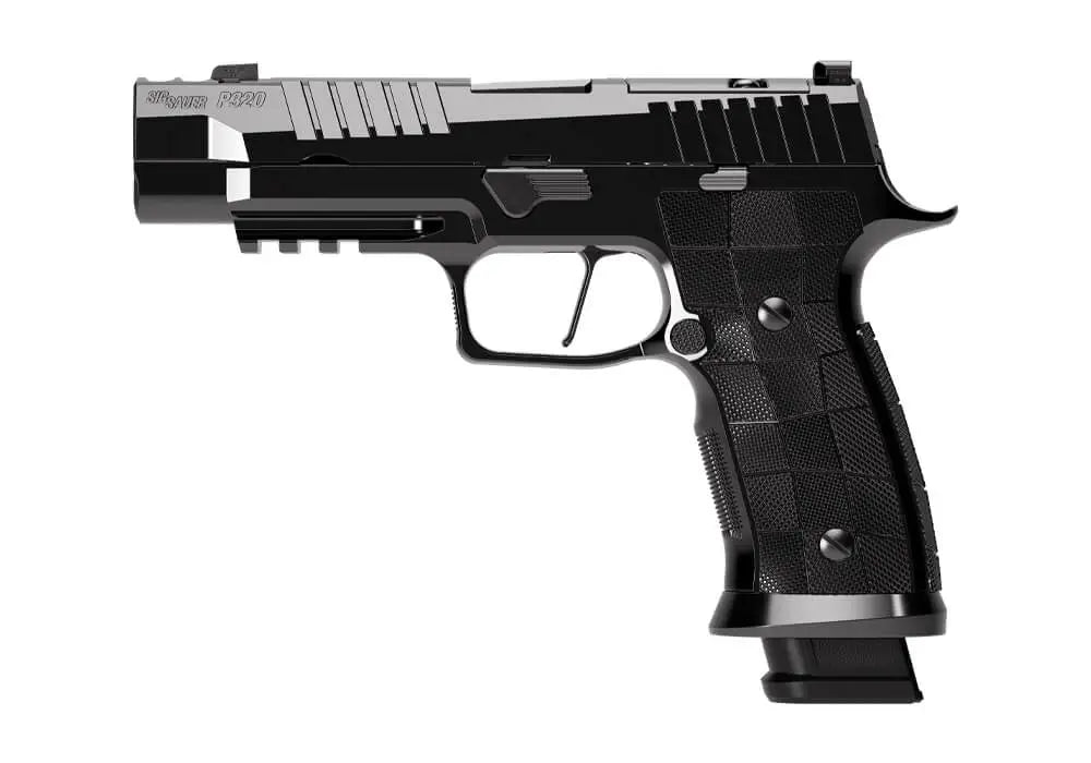 SIG SAUER P320 SXG RESERVE 9MM PISTOL 3.9" HIGH POLISH DLC, O.R. 3-21RD MAGS