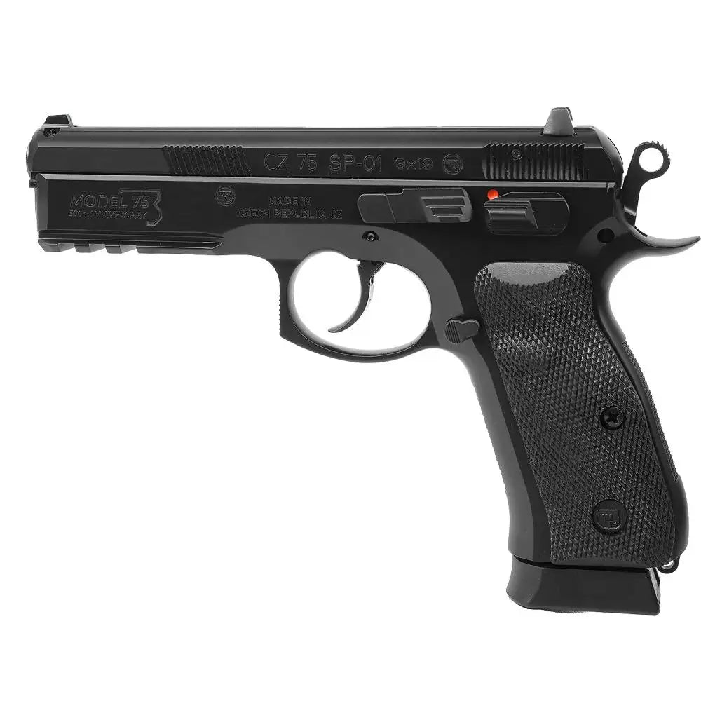 CZ 75 SP-01 50TH ANNIVERSARY 9MM PISTOL BLACK FIXED SIGHTS, MANUAL SAFETY 2-19RD