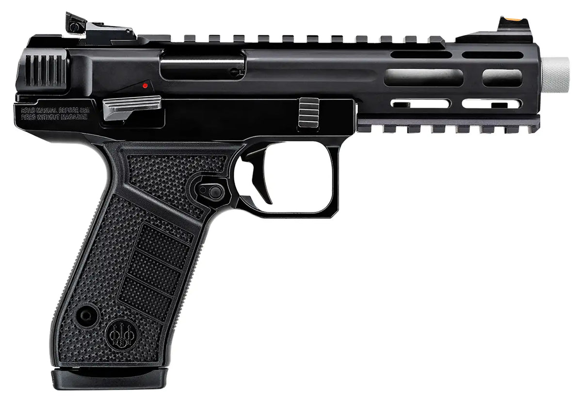 BERETTA B22 JAGUAR 22LR PISTOL TAC METAL 5.25", SAO, BLACK 15RD