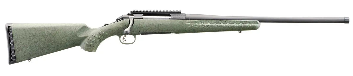 GLENFIELD MODEL A 270 WIN RIFLE 20" T.B. MOSS GREEN SPLATTER 4RD