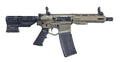 ATI ALPHA MAXX FDE 5.56 7.5" PISTOL W/7" POLY MLOK HANGUARD F/U SIGHTS W/BRACE 30RD