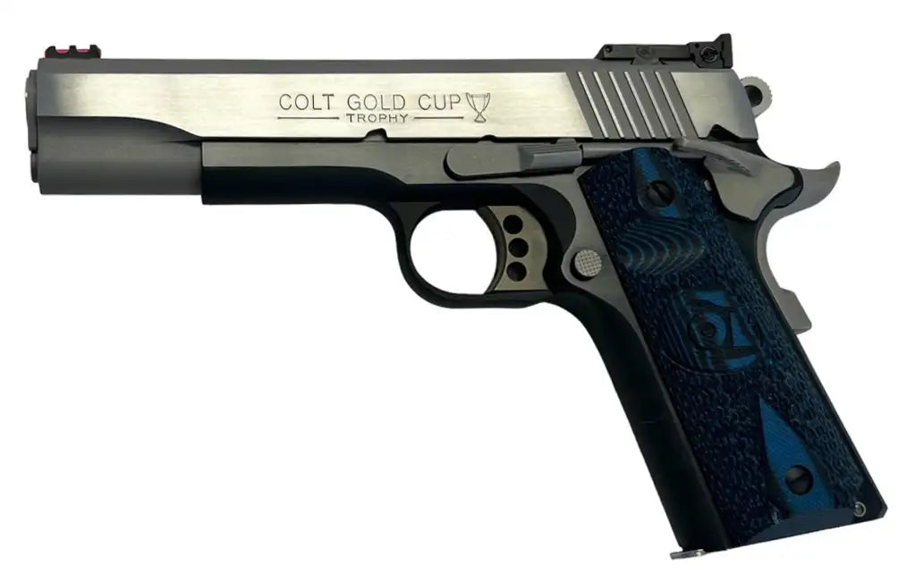 COLT 1911 GOLD CUP 38 SUPER ACP 5" TWO TONE
