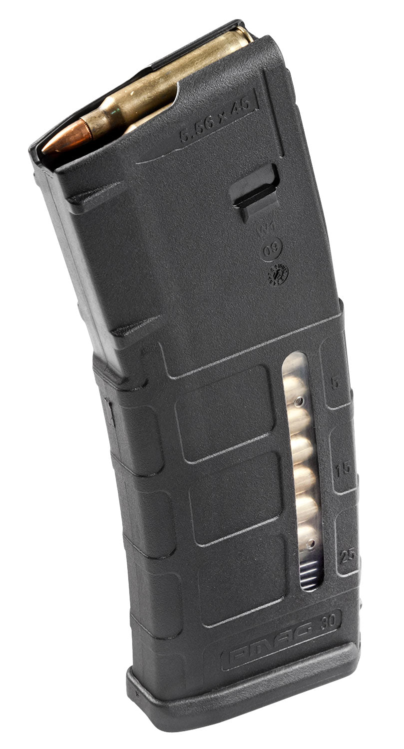Magpul MAG570BLK PMAG GEN M2 MOE 30rd Detachable w/Capacity Window 223 Rem/5.56x45mm NATO Fits AR-15/M16/M4 Black Polyme