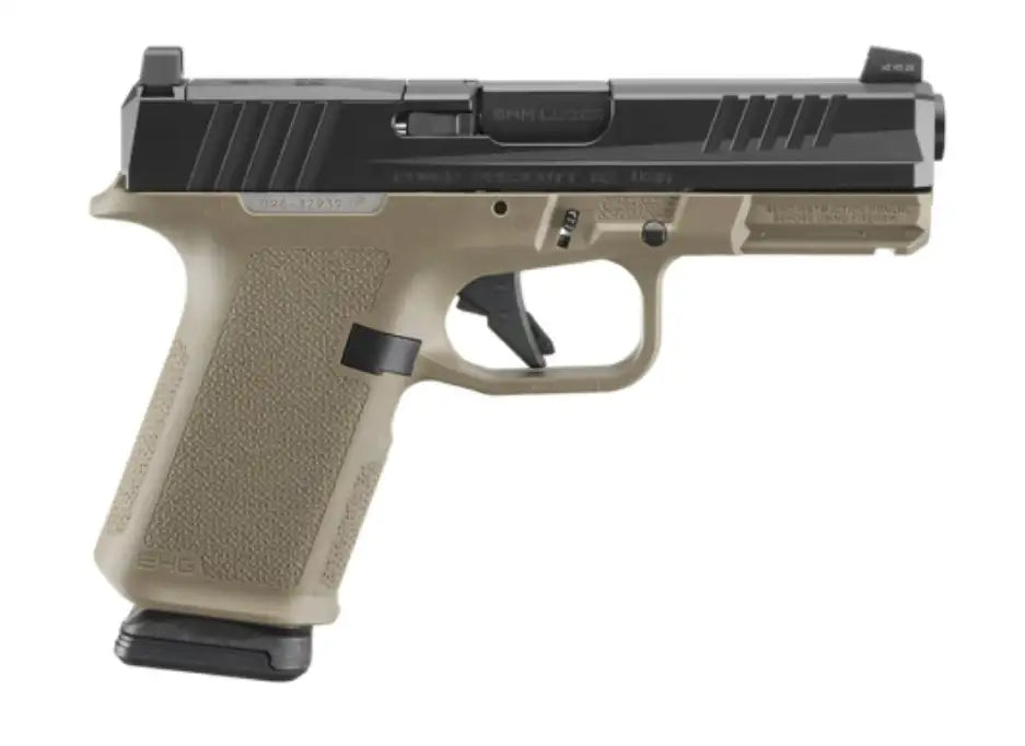 RUGER RXM 9MM PISTOL 4" BBL FDE MAGPUL EHG, O.R. 2-15RD MAGS