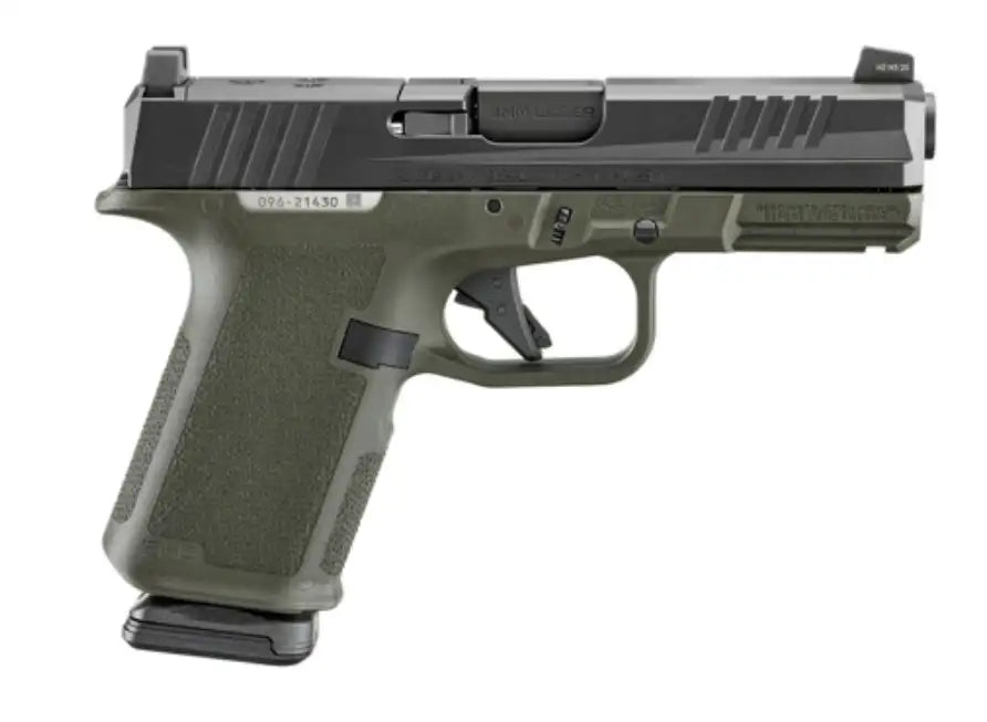 RUGER RXM 9MM PISTOL 4" BBL ODG MAGPUL EHG, O.R. 2-15RD MAGS