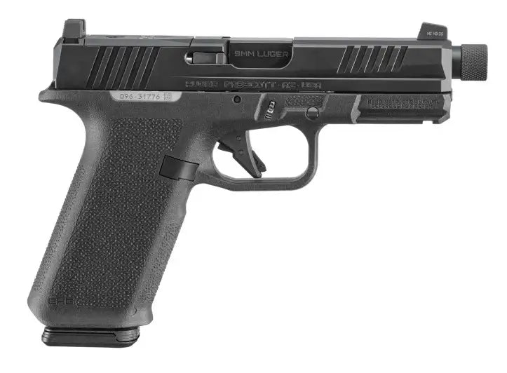 RUGER RXM 9MM PISTOL 4.5" T.B. BLACK MAGPUL EHG, O.R. 2-17RD MAGS