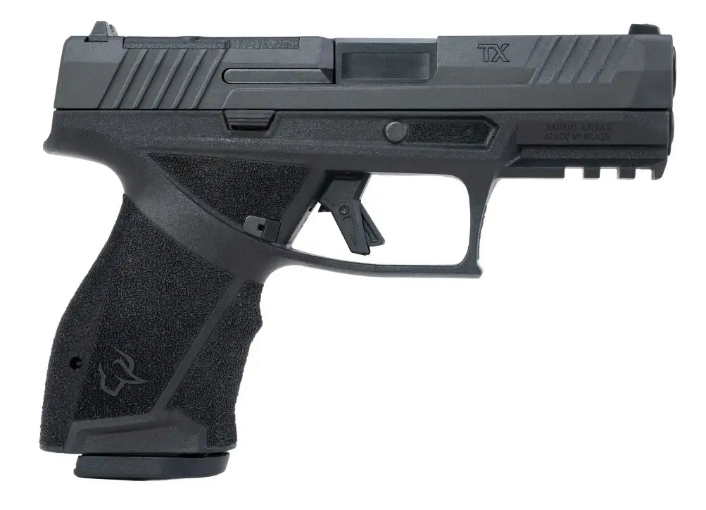 TAURUS TX 9 COMPACT 9MM PISTOL 4" BLACK 2-15RD MAGS