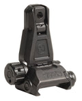 Magpul MAG276-BLK MBUS Pro Sight Rear  QPQ Melonited Steel Construction for AR Platform