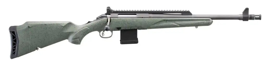 RUGER AMERICAN G2 SCOUT 5.56 RIFLE 16.1" T.B. LEAF GREEN,BLK 1-10RD