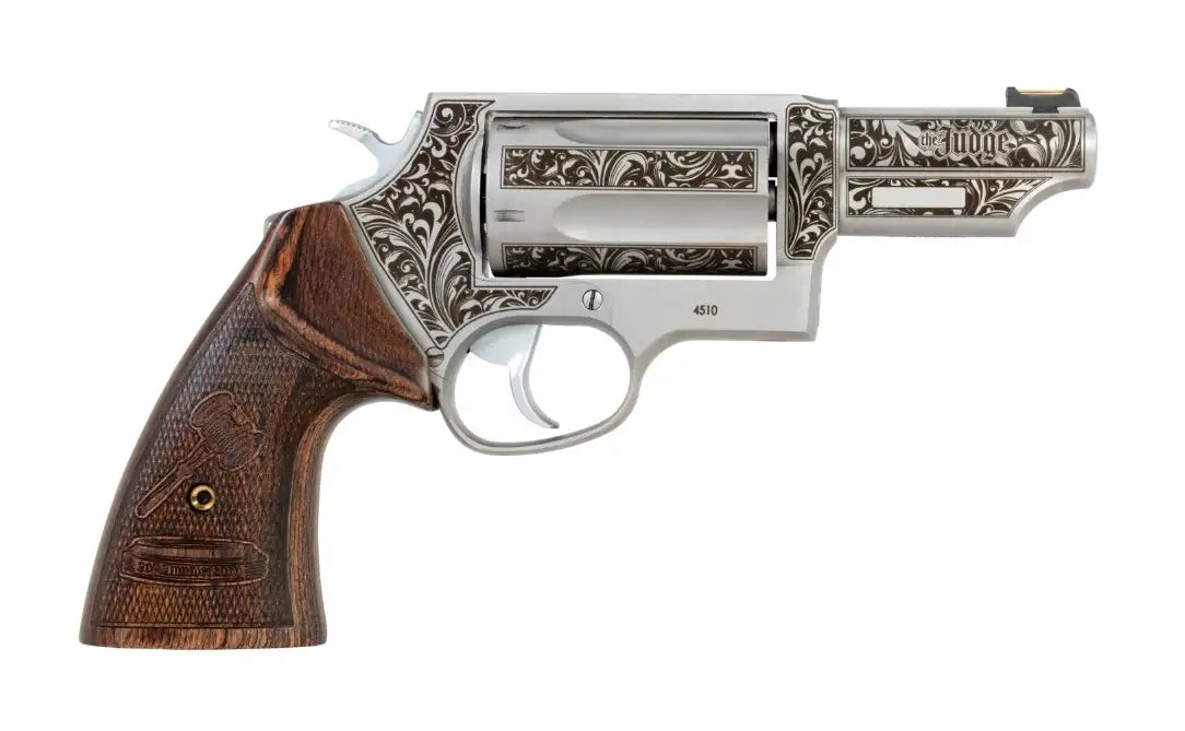 TAURUS JUDGE .45COLT/.410 SS 3" 5-RDS ENGRAVED 20TH ANNIVERSARY