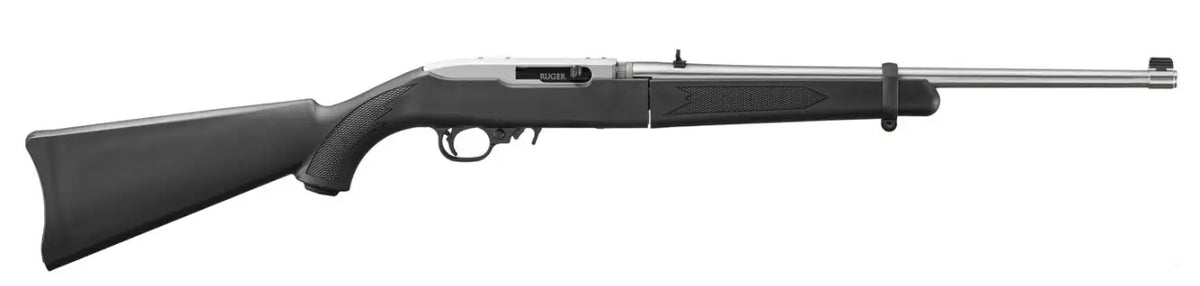 RUGER 10/22 TAKE DOWN 22LR RIFLE 18.5" STAINLESS, BLACK SYNTHETIC STOCK, BX-TRIGGER 1-10RD