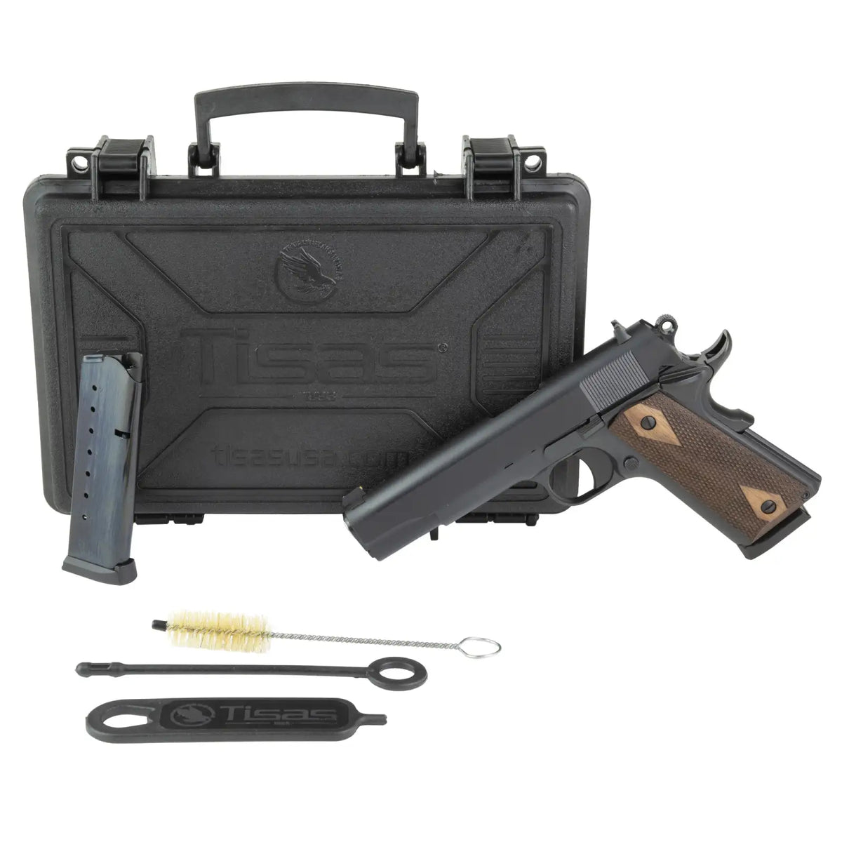TISAS 1911A1 45ACP 5" STAKEOUT, DUTY, 2-7RD