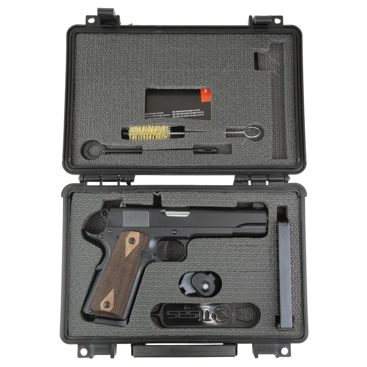 TISAS 1911A1 45ACP 5" STAKEOUT, DUTY, 2-7RD