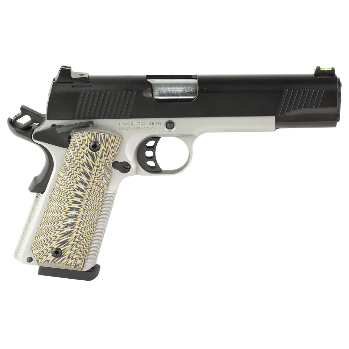 TISAS 1911 10MM 5" D10 FO, SS FRAME, 2-8RD