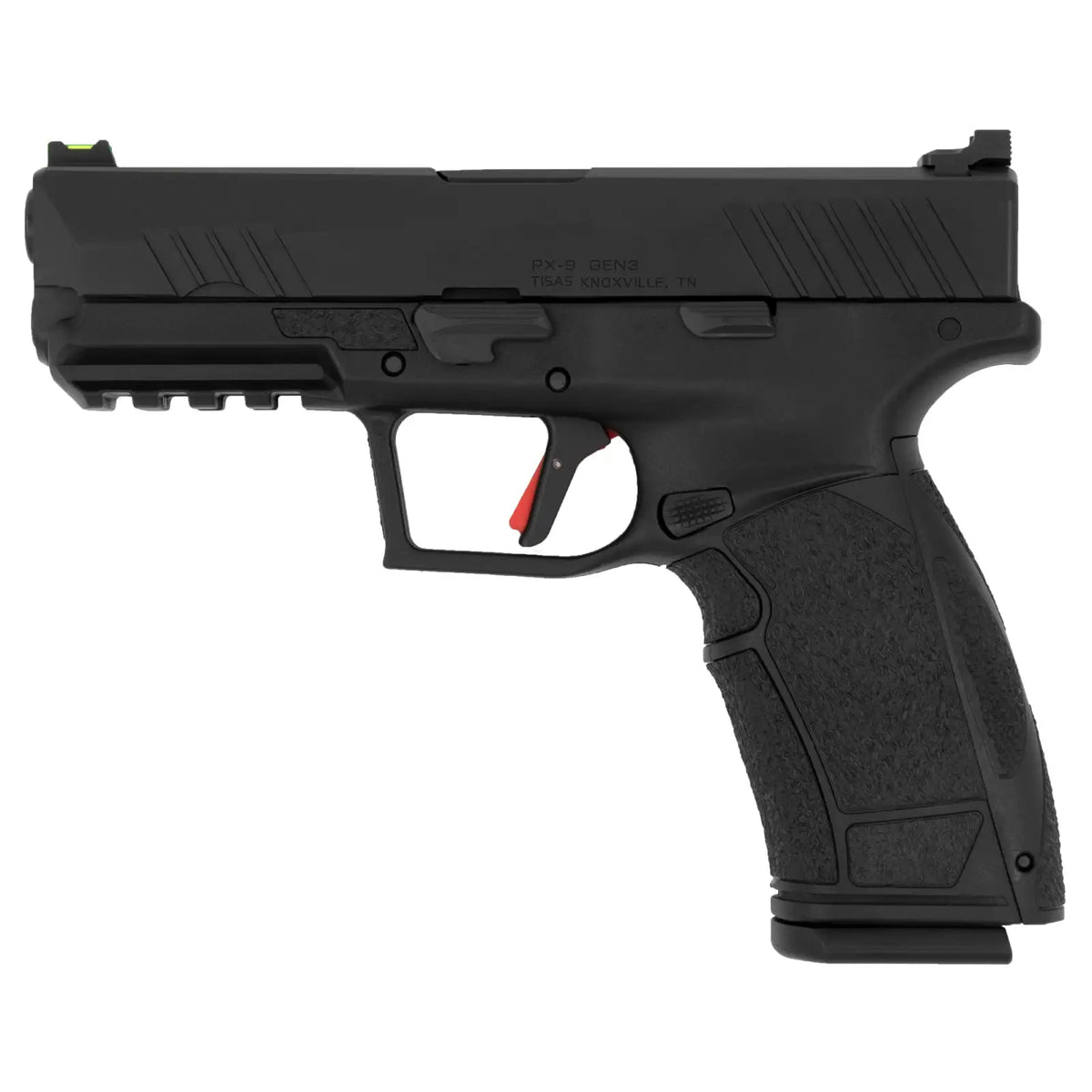 TISAS PX-9 9MM 4.1" BLACK, RMR, 2-18/20RD