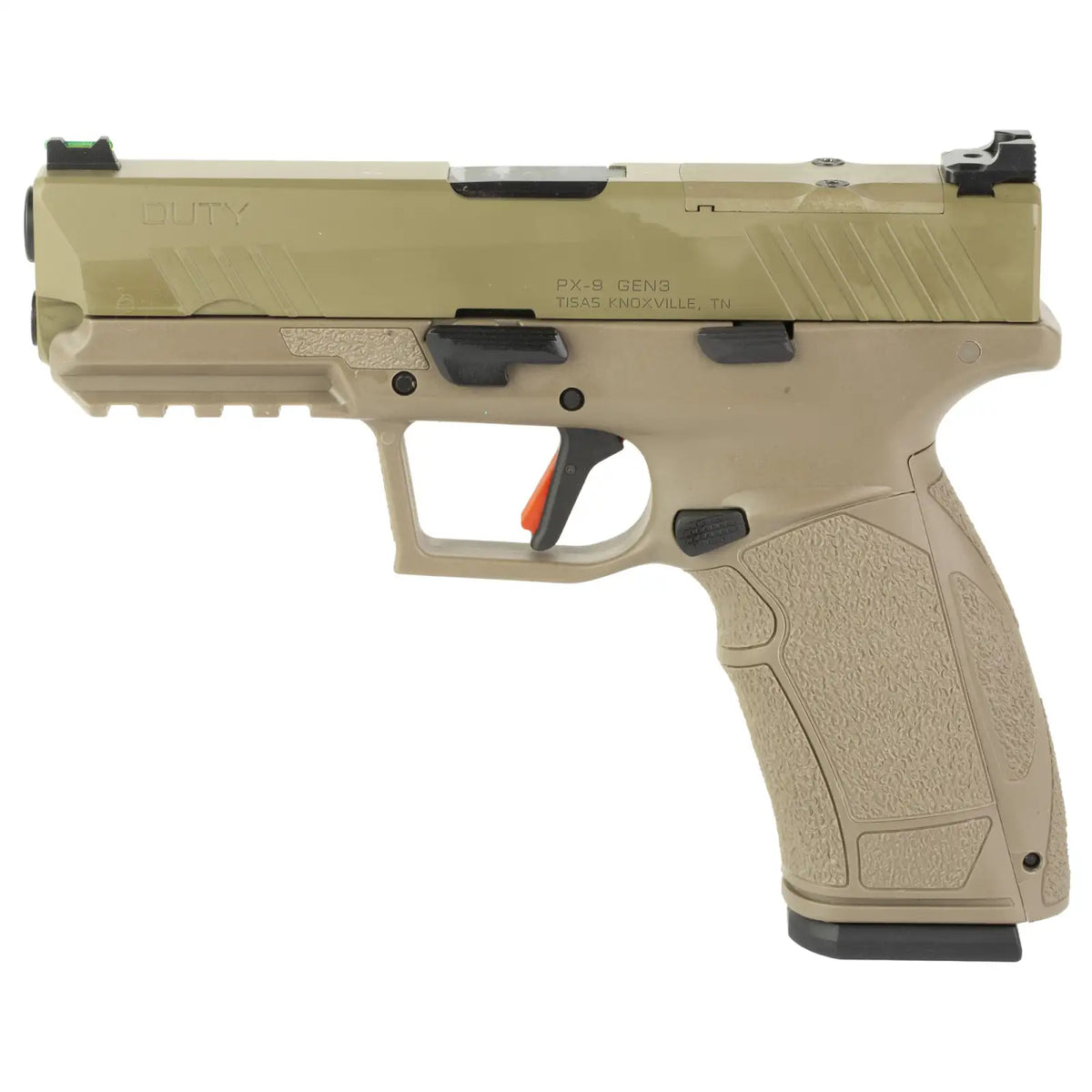 TISAS PX-9 9MM 4.1" FDE, RMR, 2-18/20RD
