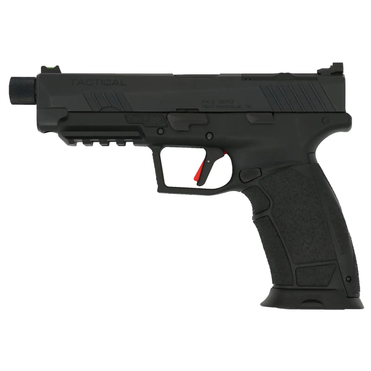 TISAS PX-9 9MM 5.1" BLACK, RMR, 2-18/20RD