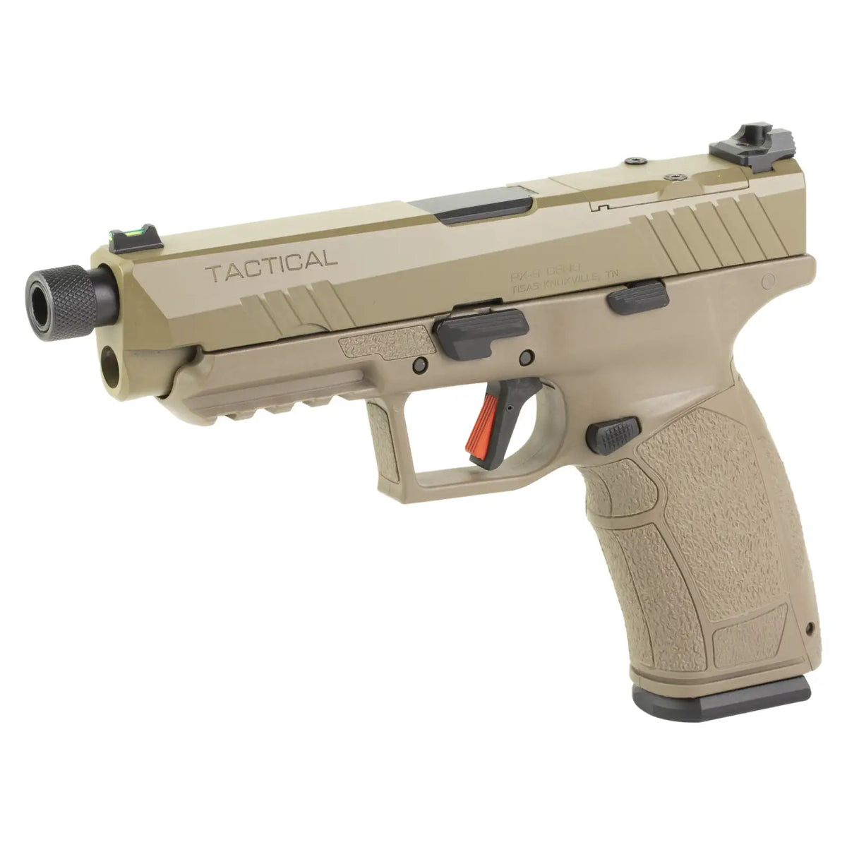 TISAS PX-9 9MM 5.1" FDE, RMR, 2-18/20RD