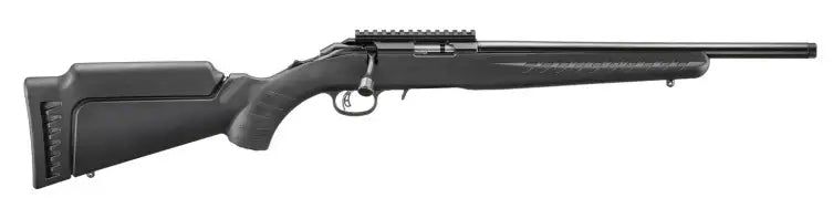RUGER AMERICAN RIMFIRE 22LR BOLT RIFLE 16.1"T.B. BLACK SYNTHETIC 1-10RD MAG
