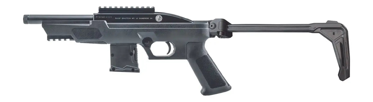 BRAZTECH ROSSI RS22 PISTOL 22LR 6" T.B. BLACK, STRIKE BRACE 1-10RD