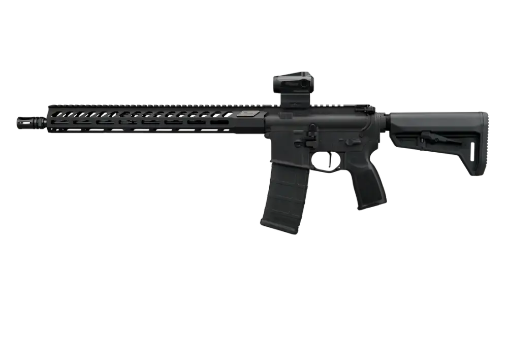 SIG SAUER M400 FORGE 5.56 RIFLE 16.5" BBL, BLACK, ROMEO MSR G2, TELESTOCK 1-30RD MAG