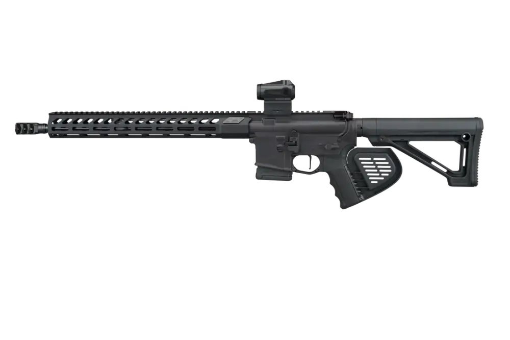 SIG SAUER M400 FORGE 5.56 RIFLE 16.5" BBL, BLACK, ROMEO MSR G2, TELESTOCK 1-10RD MAG CA COMPLIANT