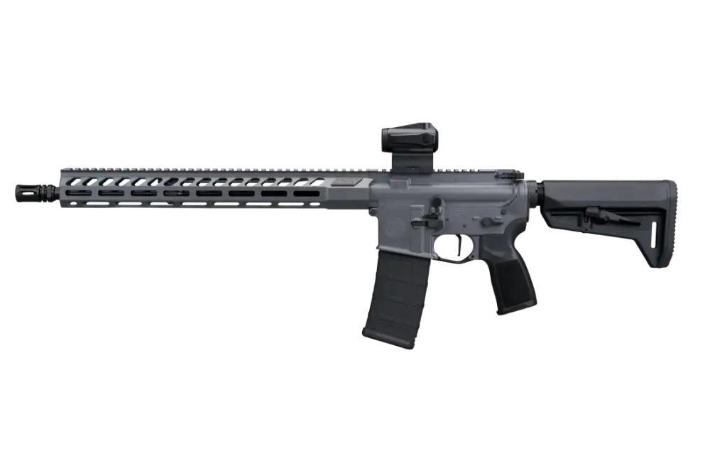 SIG SAUER M400 FORGE 5.56 RIFLE 16.5" BBL, CONCRETE GRY, ROMEO MSR G2, TELESTOCK 1-30RD MAG