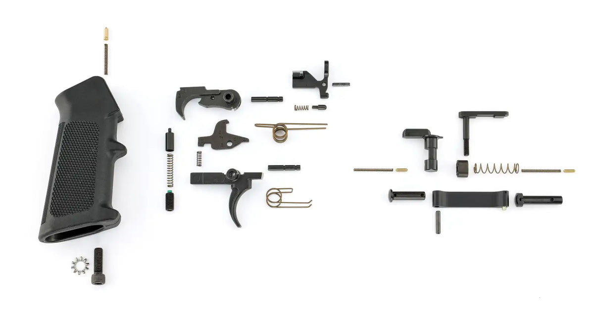 RUGER AR LOWER PARTS KIT, GI TRIGGER AND A2 PISTOL GRIP