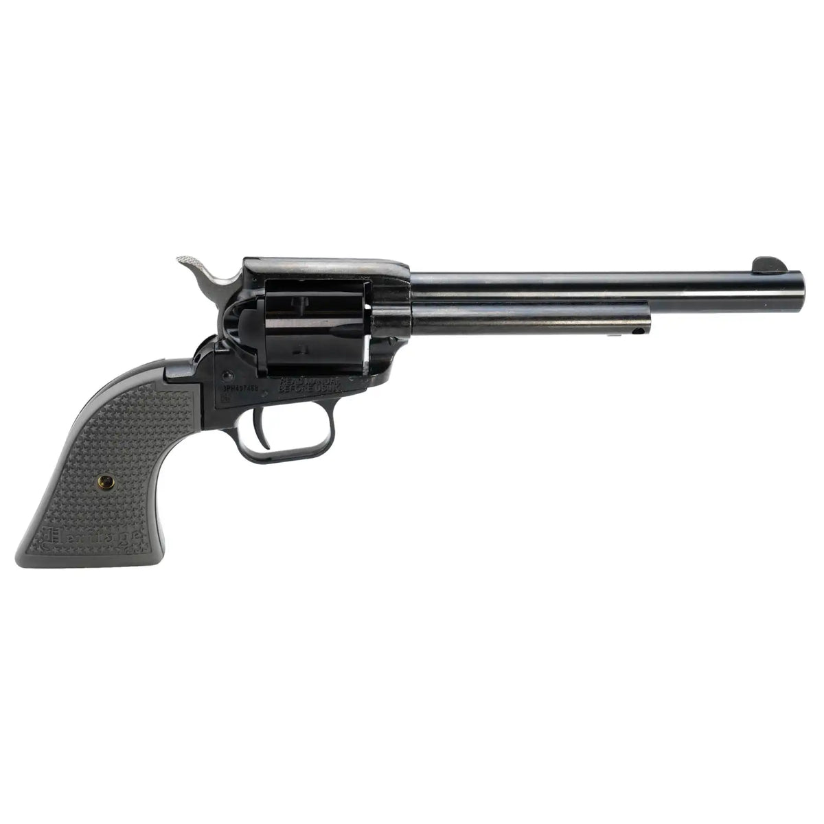 HERITAGE ROUGH RIDER 22LR REVOLVER 6.5" BLACK/GRAY POLY GRIPS 6RD