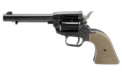 HERITAGE ROUGH RIDER 22LR REVOLVER 4.75" BLACK/FDE POLY GRIPS 6RD