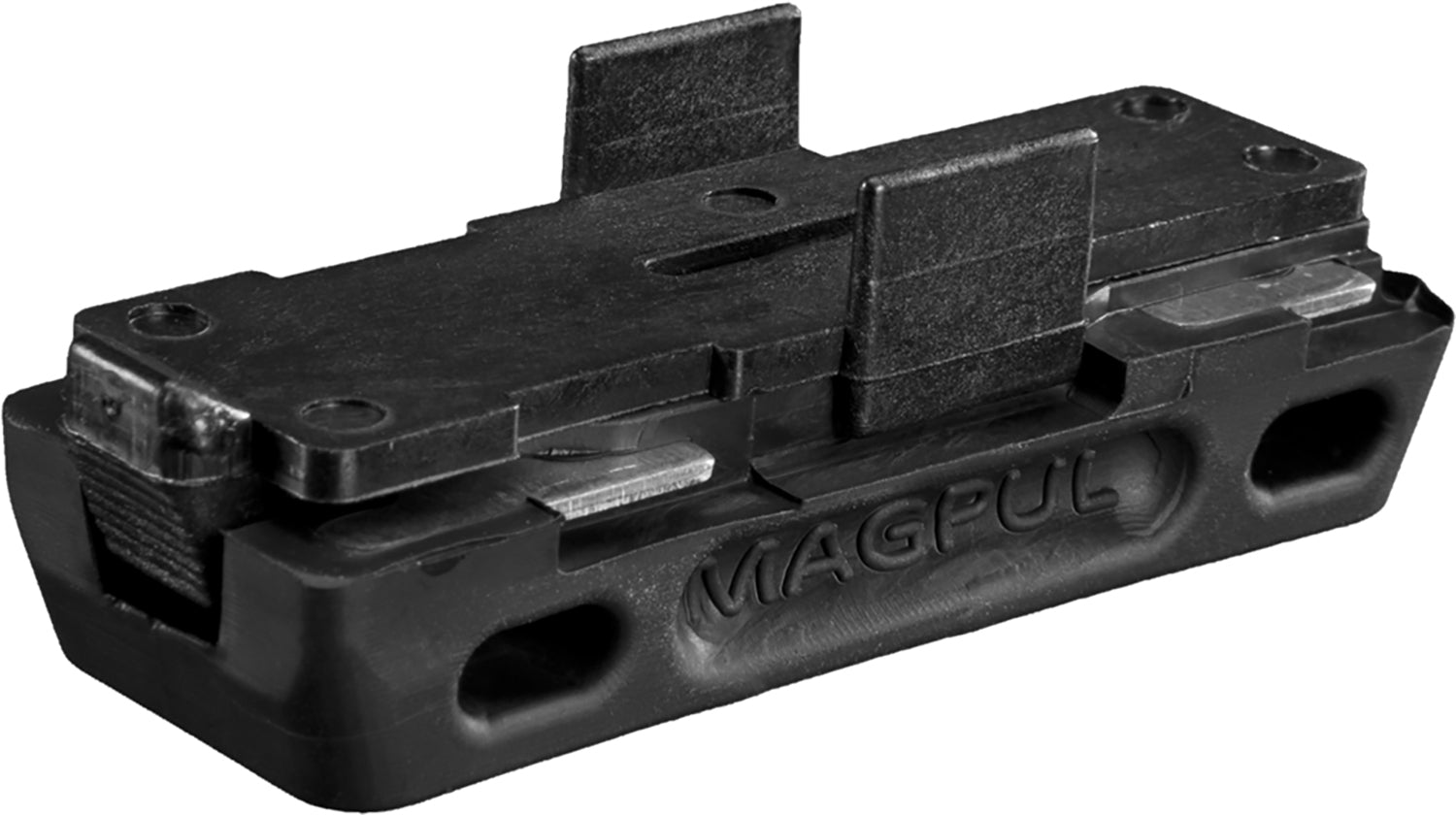 Magpul MAG024-BLK L-Plate  Made of Stainless Steel w/ Overmolded Santoprene Rubber & Black Finish for 5.56x45mm NATO USG