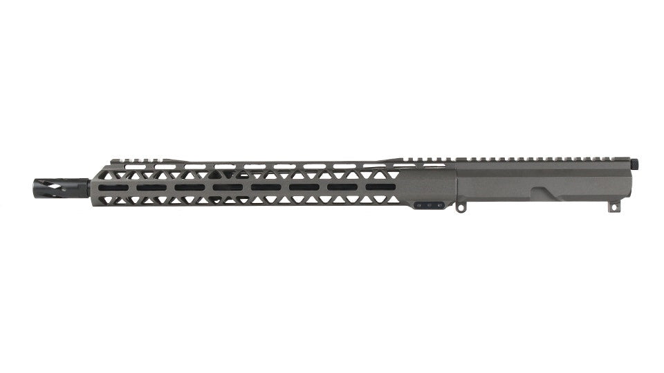 BC-15 .458 SOCOM Tungsten Cerakote Side Charging Upper Assembly, 16" Parkerized Heavy Barrel, 1:14 Twist, 4150 Carbine Length Gas System, MLOK Split Rail