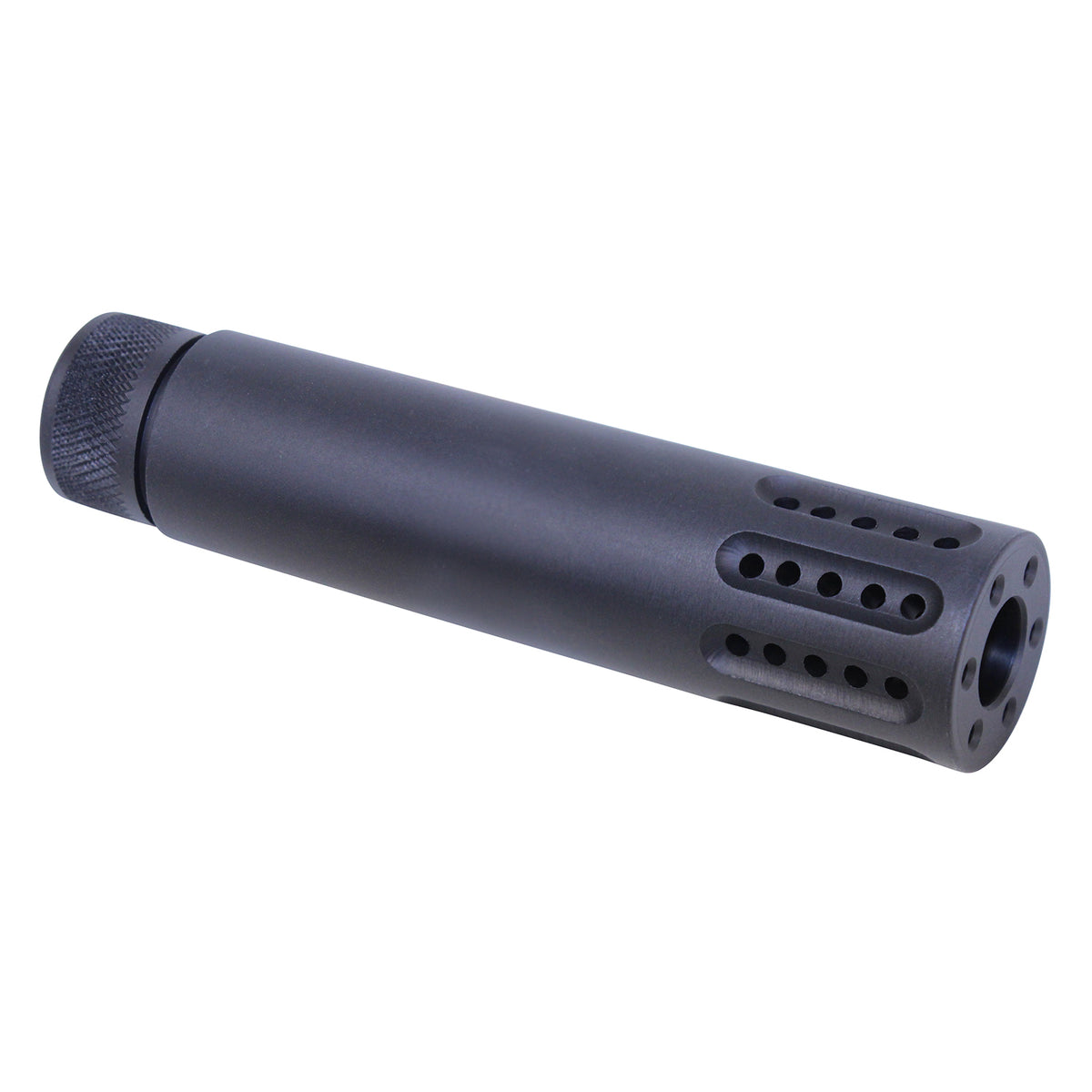 AR 9MM Cal Slip Over Barrel Shroud With Multi Port Muzzle Brake
