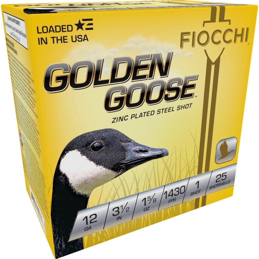 Fiocchi GOLDEN GOOSE 12GA 3 1/2 #1 1430 fps 25 Rds