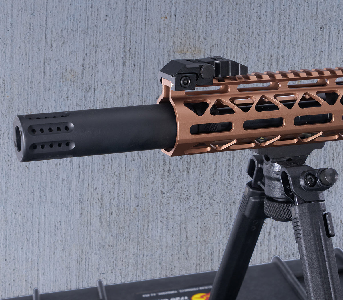 AR .308 Cal Slip Over Barrel Shroud With Multi Port Muzzle Brake
