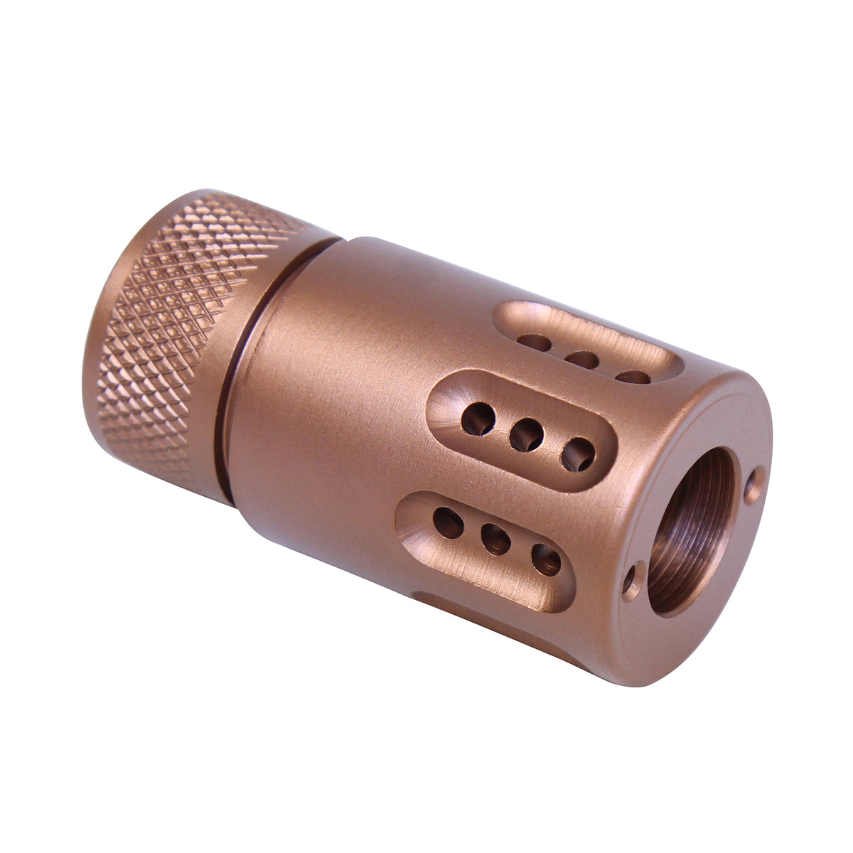 AR .308 Cal Mini Slip Over Barrel Shroud With Multi Port Muzzle Brake