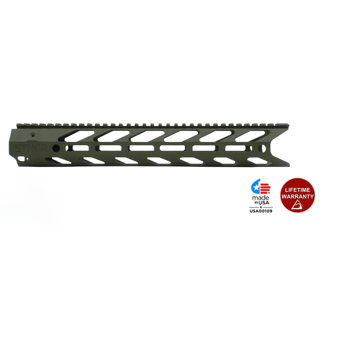 STNGR HWK XL® V2 Free Float Suppressor Ready AR-15 Handguard - M-LOK - 2 Lengths Available