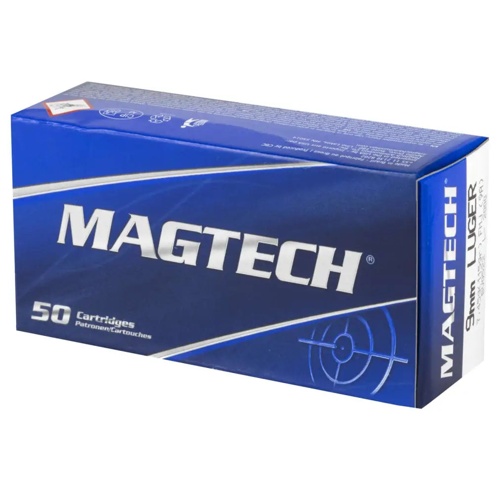MAGTECH 9MM LUGER 115GR FMJ 50RD BOX 20 BOXES PER CASE